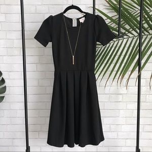 Black LuLaRoe Amelia Dress, Holiday Party Dress